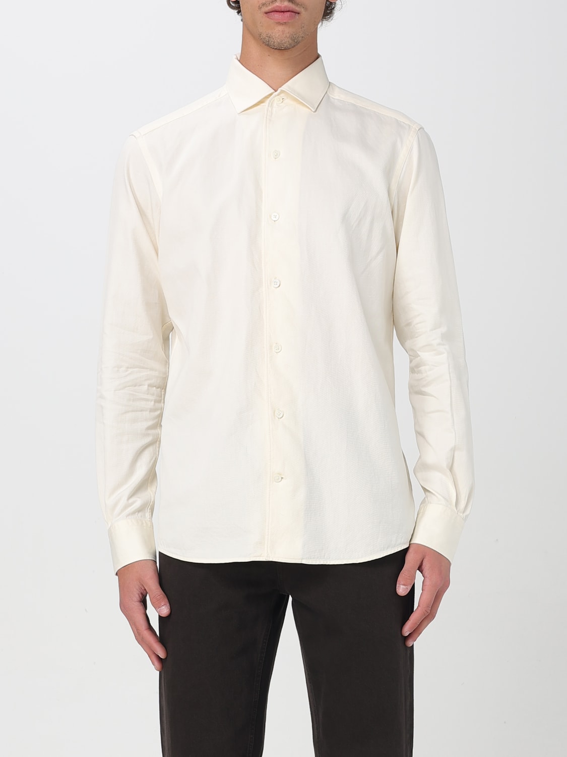 ZEGNA HEMD: Hemd herren Zegna, Weiß - Img 1