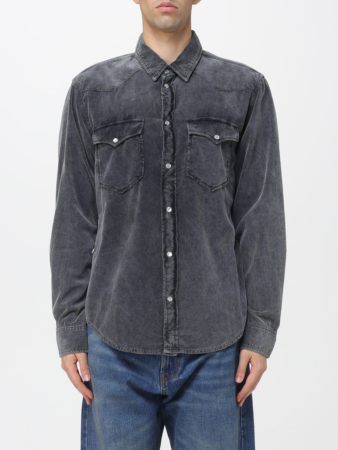 ISABEL MARANT CAMISA: Camisa hombre Isabel Marant, Negro - Img 1