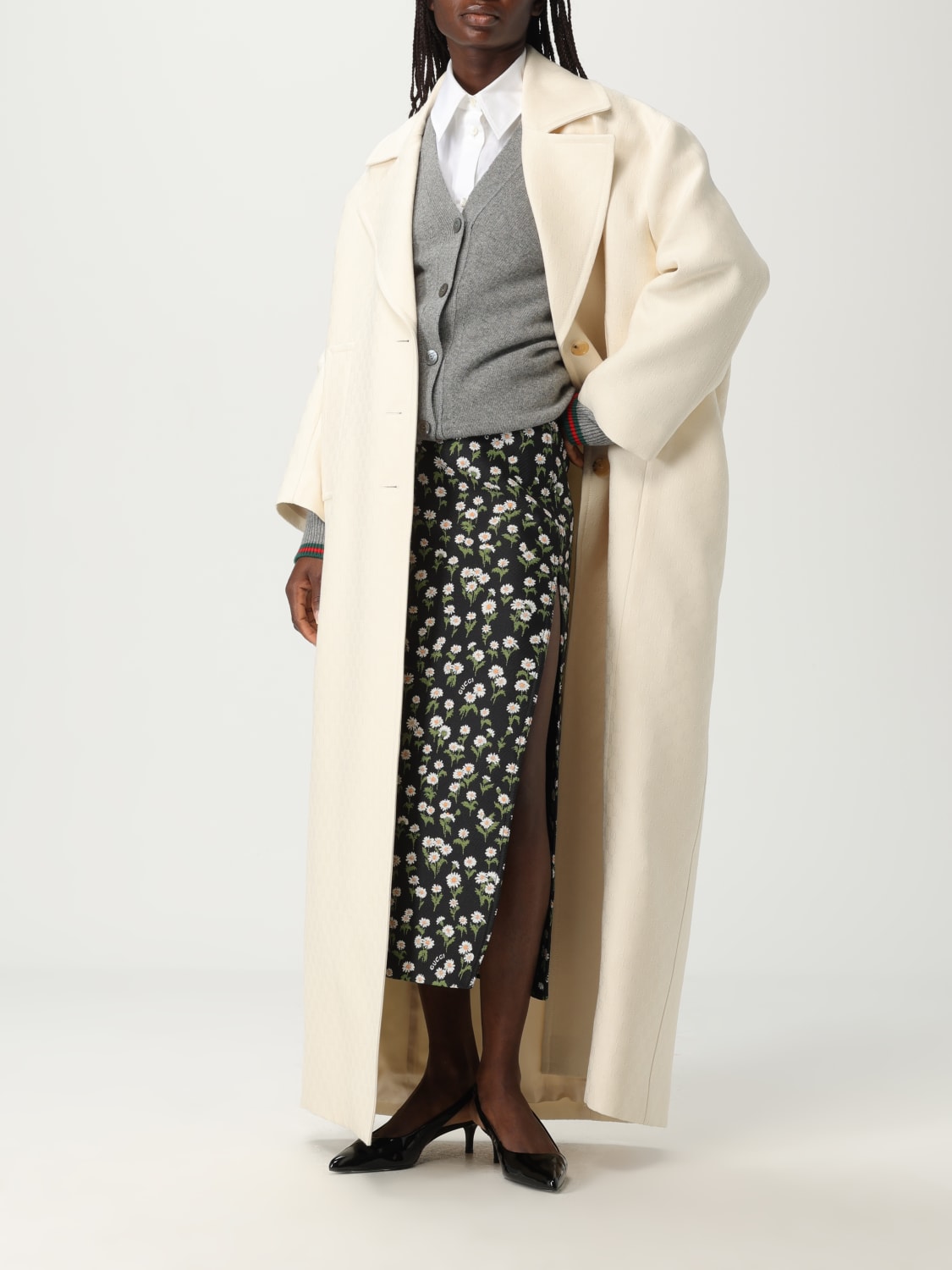 GUCCI: Skirt woman - Black | Gucci skirt 820425ZASFX online