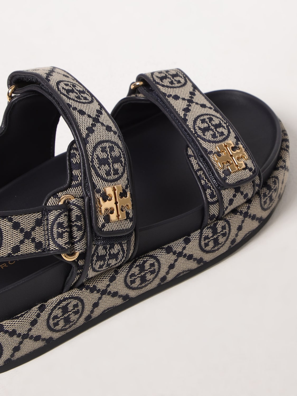 シューズ・サンダルその他 TORY BURCH Woman Flat sandals Navy 155154 430 TORY BURCH: Flat sandals woman - Blue | Tory Burch flat