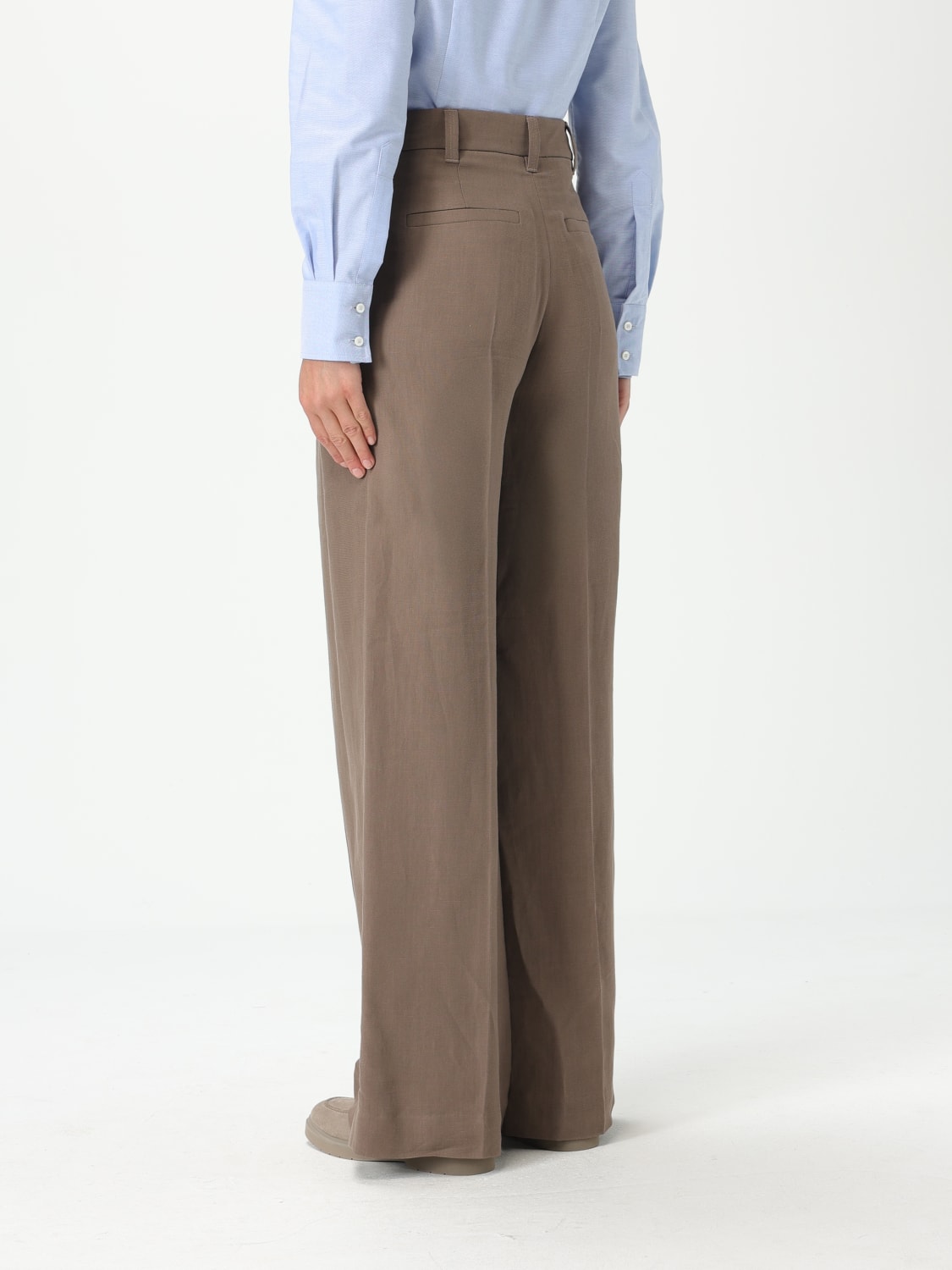 パンツ BRUNELLO CUCINELLI Woman Pants Brown MH126P8512 C2925 BRUNELLO CUCINELLI: Pants woman - Brown | Brunello Cucinelli