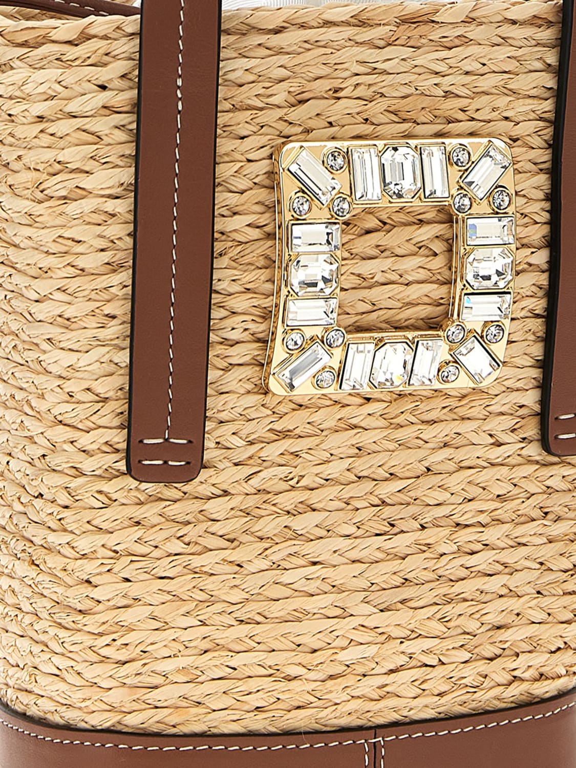 ROGER VIVIER BORSA MINI: Borsa a spalla donna Roger Vivier, Beige - Img 3