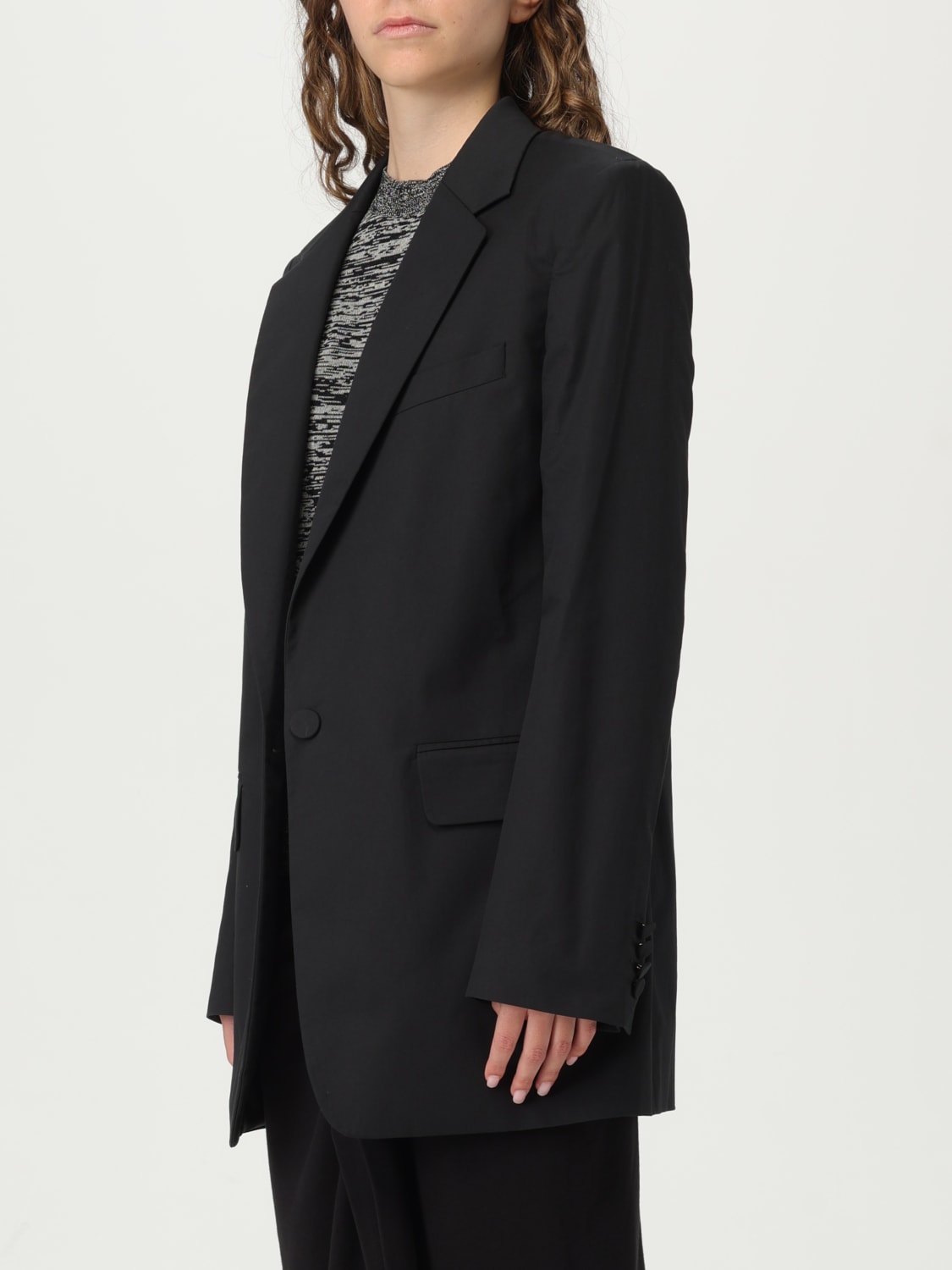 アウターその他 DRIES VAN NOTEN Woman Blazer Black 0104081147 900 DRIES VAN NOTEN: Jacket woman - Black | Dries Van Noten