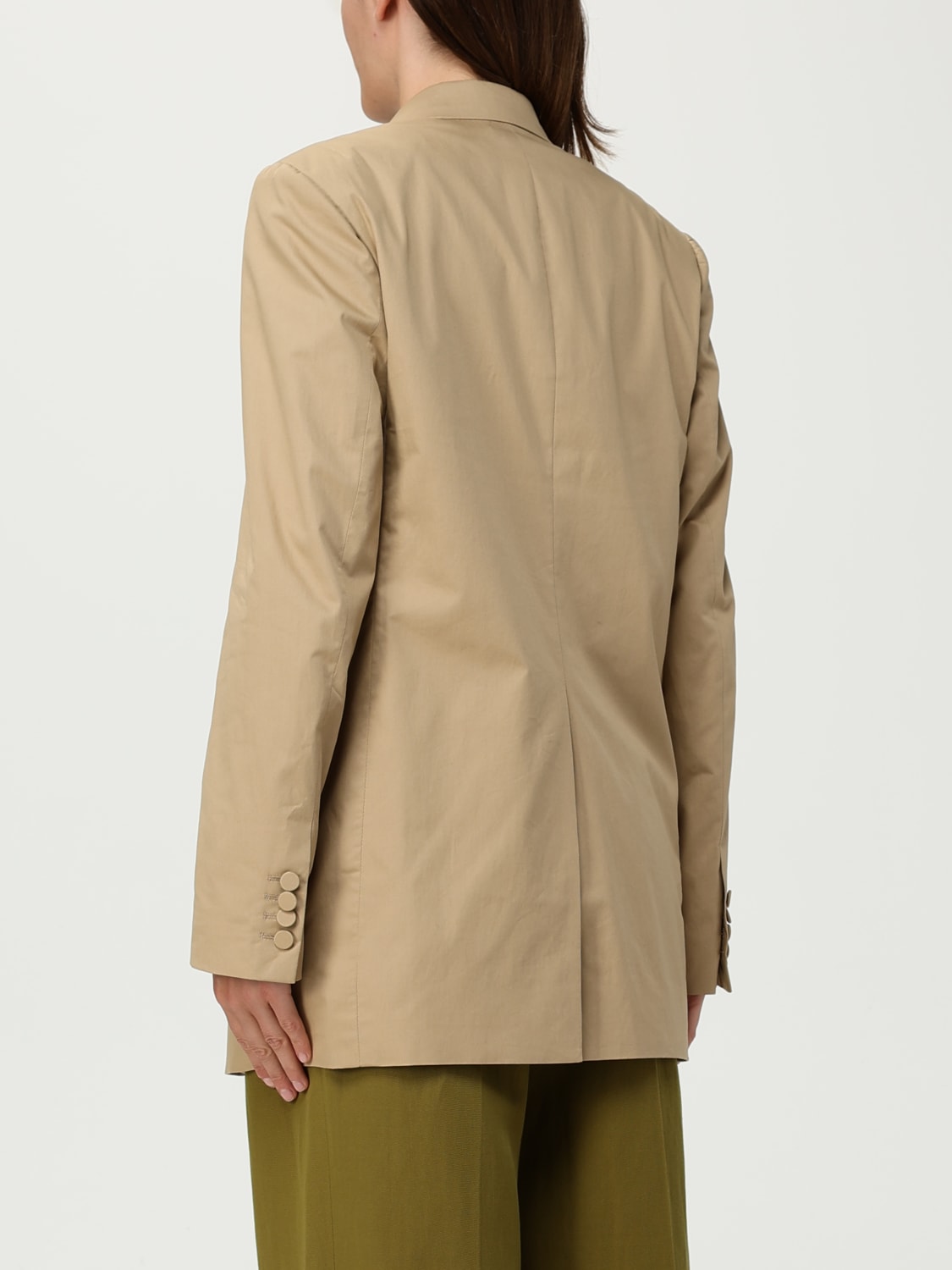ジャケット DRIES VAN NOTEN Women Jackets 2510104041417 103 BEIGE Dries Van Noten Voly Jacket Beige