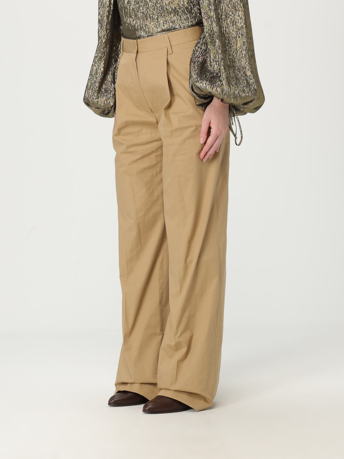 パンツ DRIES VAN NOTEN Woman Pants Beige 0109221147 103 DRIES VAN NOTEN: Pants woman - Beige | Dries Van Noten pants