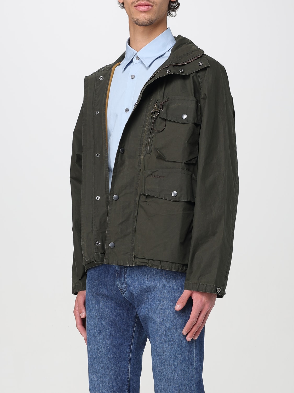 BARBOUR JACKET: Jacket men Barbour, Green - Img 3