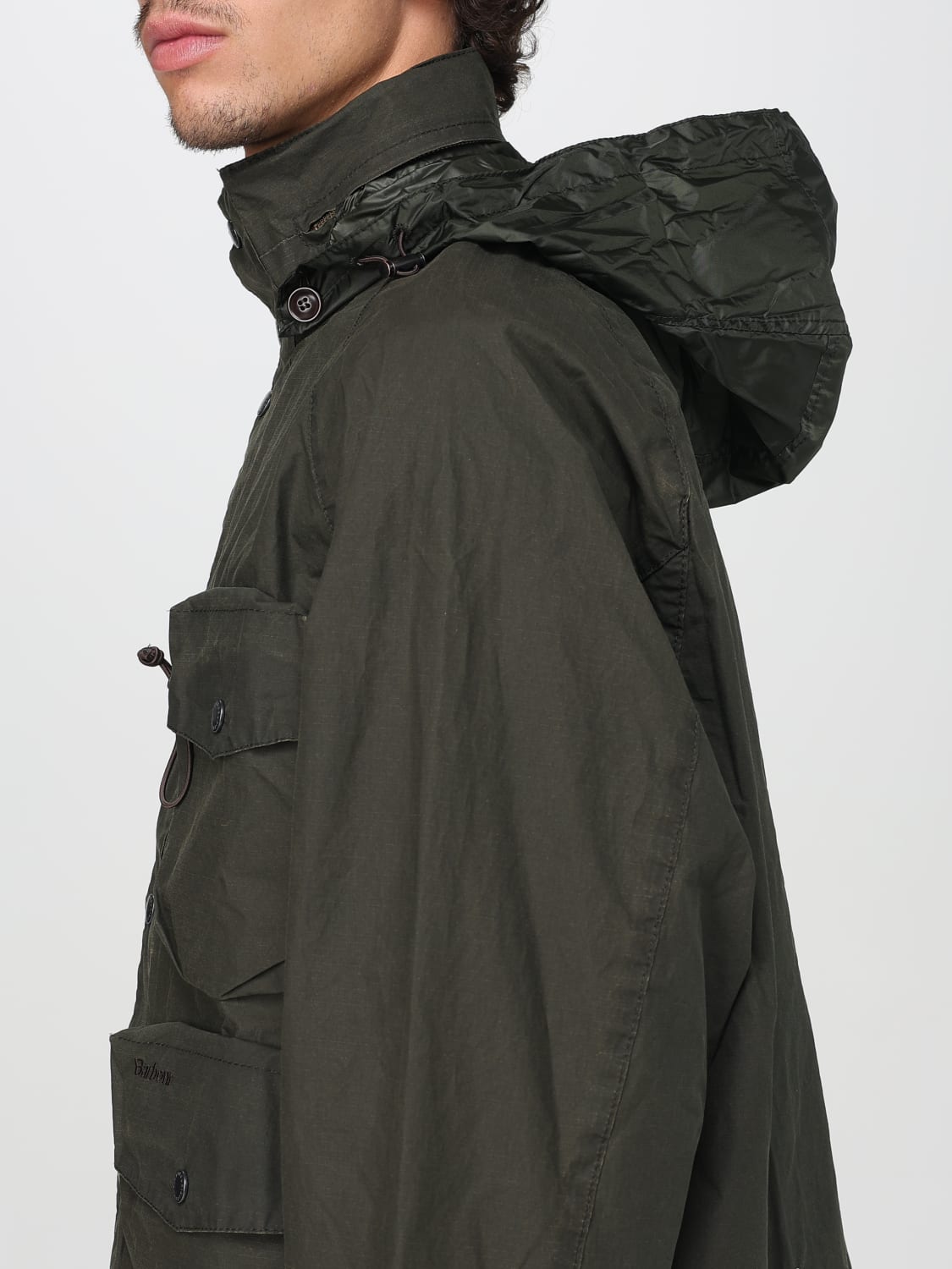 BARBOUR JACKET: Jacket men Barbour, Green - Img 4