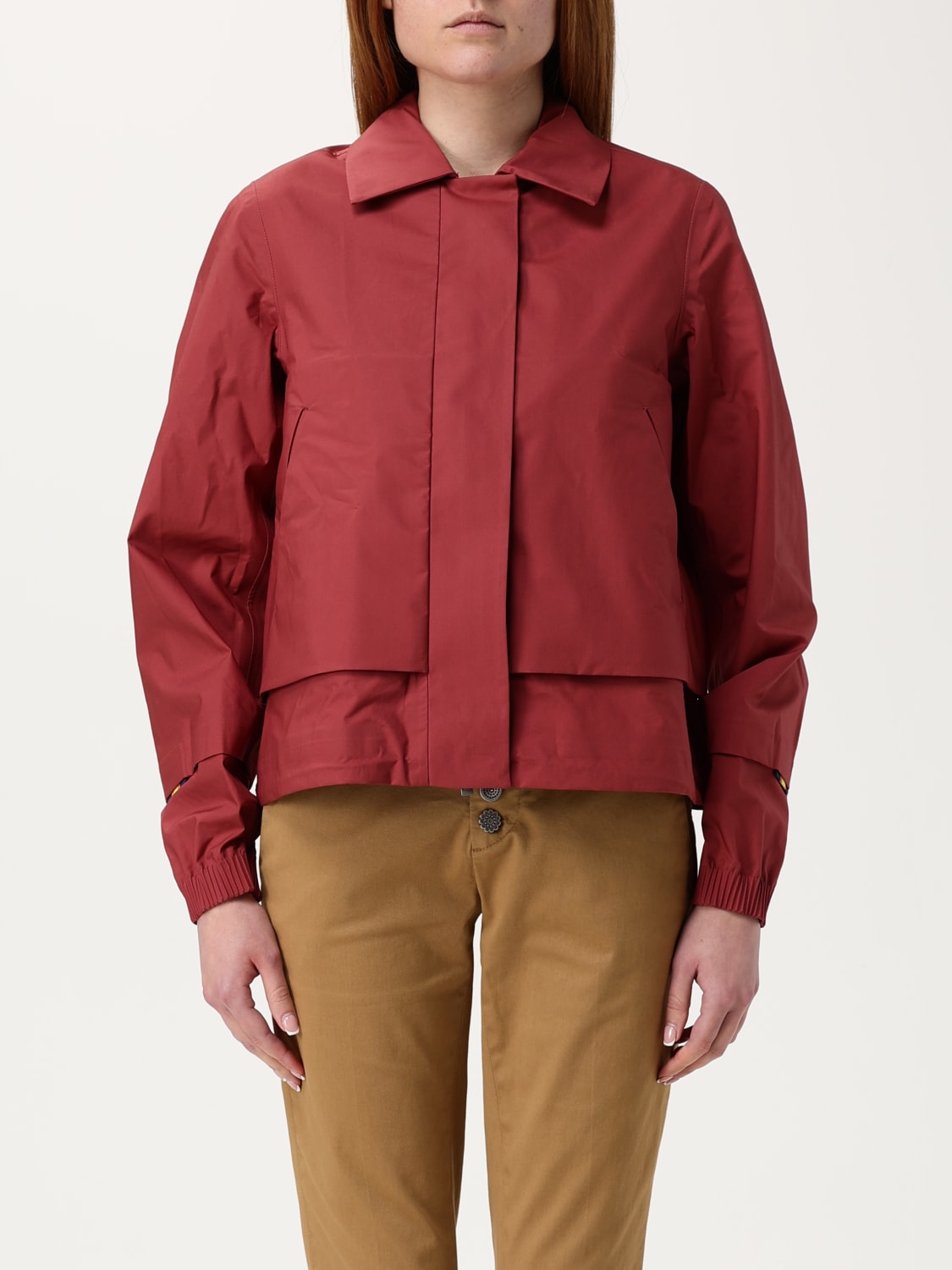 ジャケット K-WAY Woman Jacket Red K7132SW AZK K-WAY: Jacket woman - Red | K-Way jacket K7132SW online at