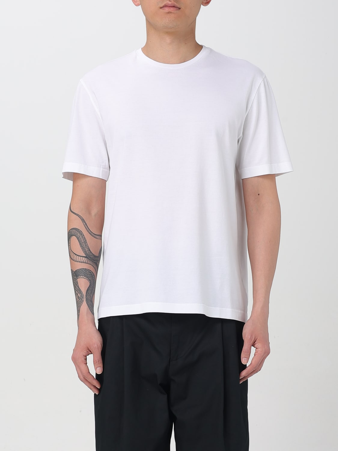 ROBERTO COLLINA CAMISETA: Camiseta hombre Roberto Collina, Blanco - Img 1