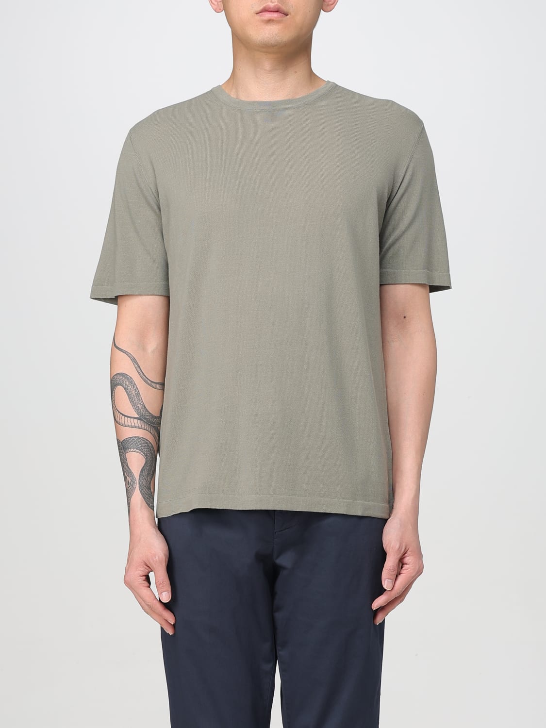 ROBERTO COLLINA T-SHIRT: T-shirt men Roberto Collina, Green - Img 1