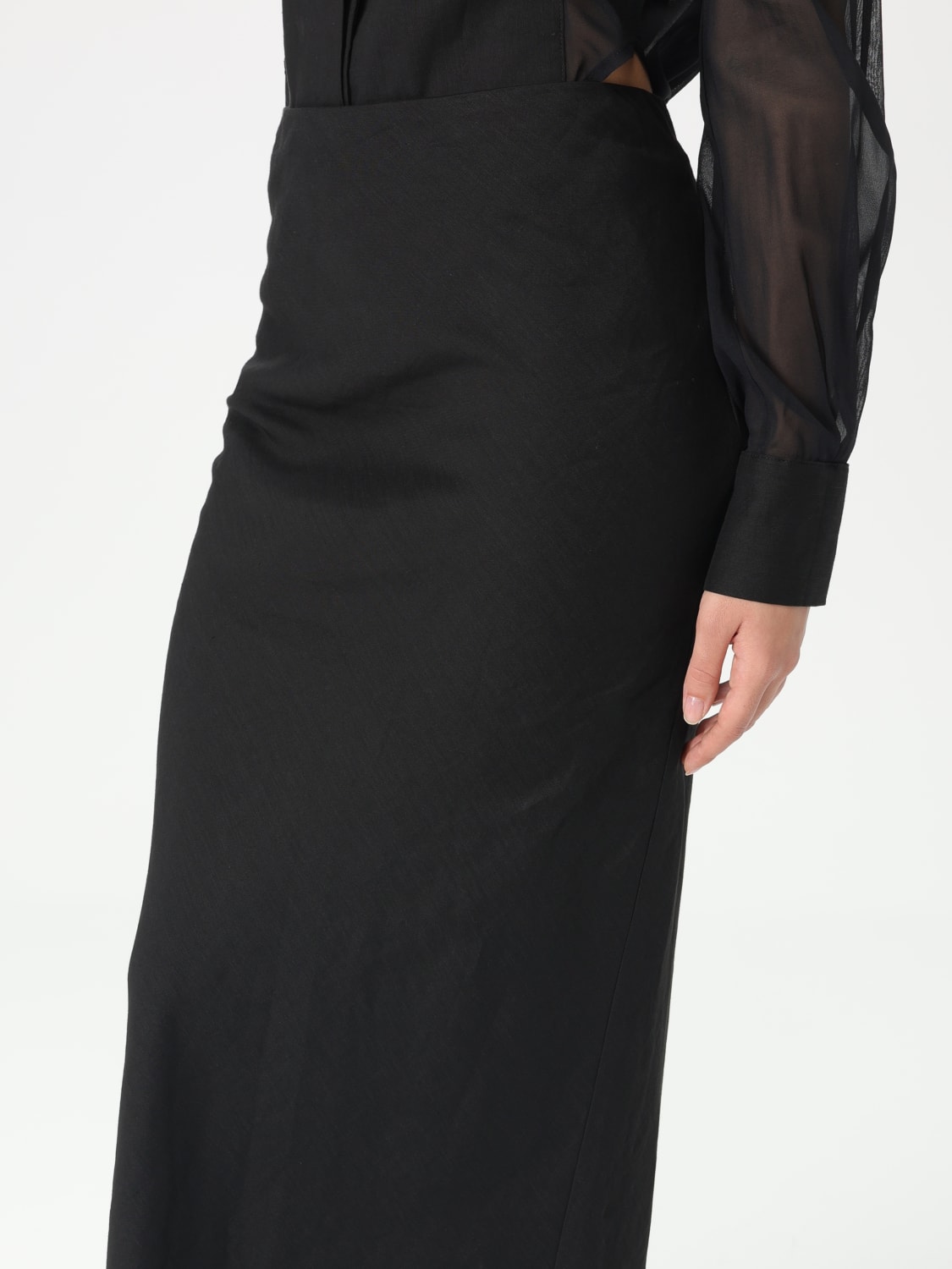 スカート ERIKA CAVALLINI Woman Skirt Black E5SH04 Y69 ERIKA CAVALLINI: Skirt woman - Black | Erika Cavallini skirt
