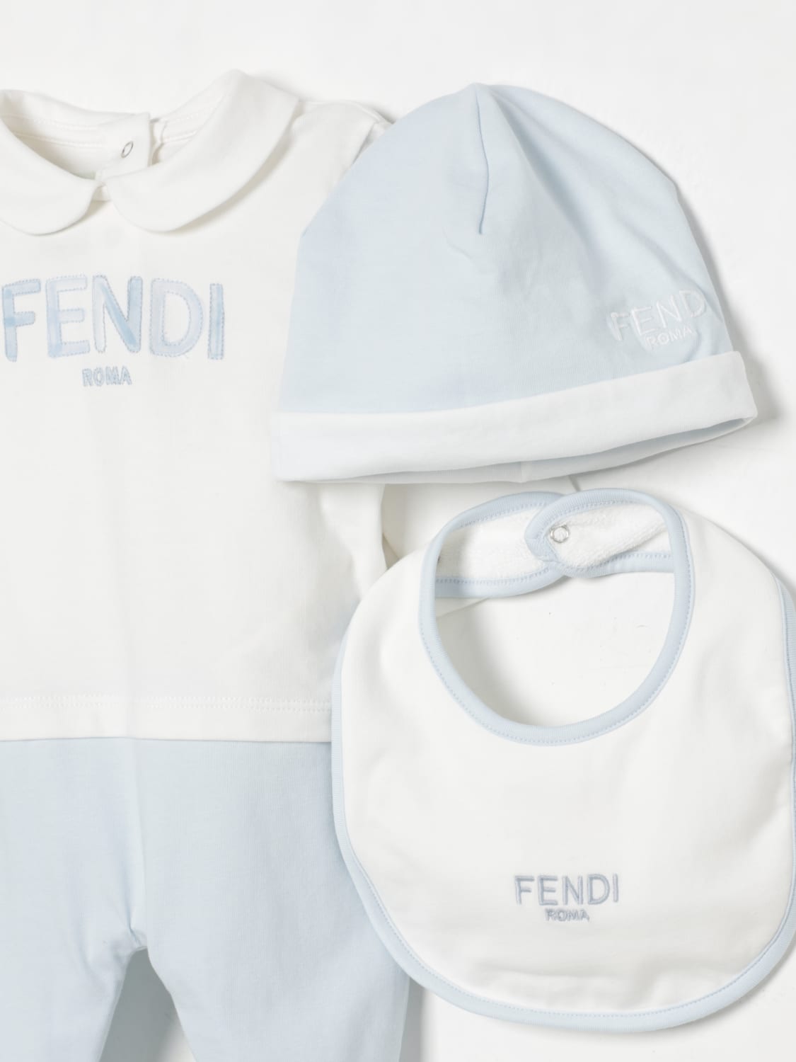FENDI 점프수트: 운동복 남아 Fendi, 노드 블루 - Img 3