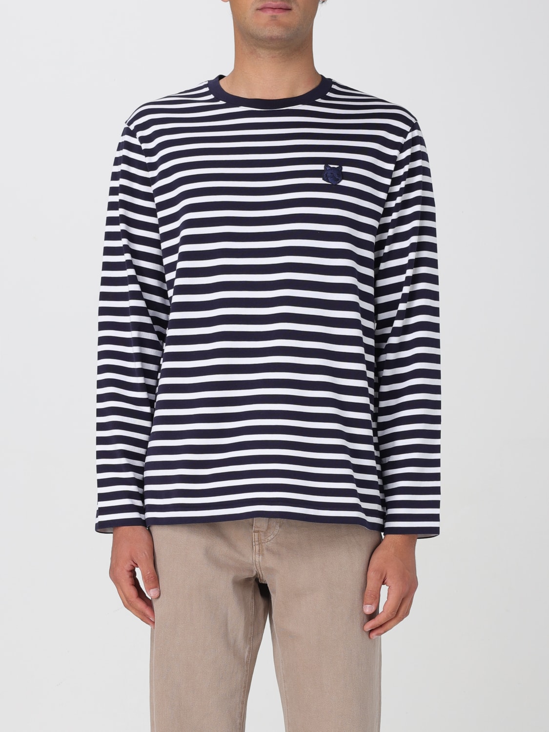 MAISON KITSUNÉ: Sweater men - Blue | Maison Kitsuné t-shirt MAISON KITSUNÉ: Sweater men - Blue | Maison Kitsuné t-shirt