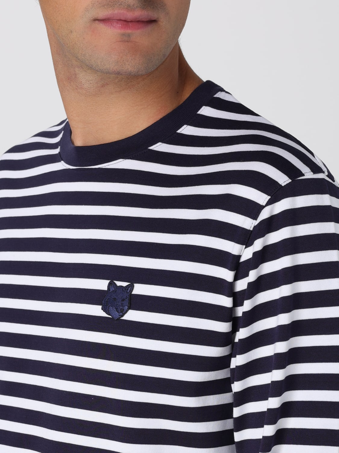 MAISON KITSUNÉ: Sweater men - Blue | Maison Kitsuné t-shirt