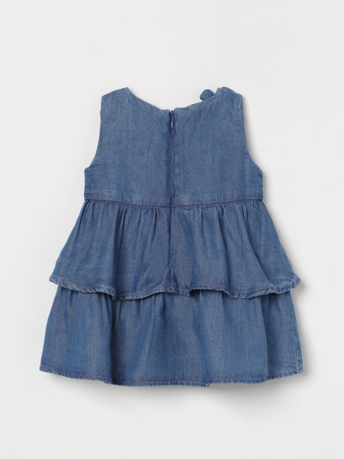 LIU JO ROMPER: Liu Jo baby dress, Denim - Img 2