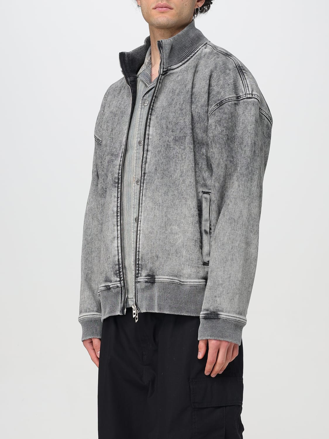 DIESEL：ジャケット メンズ - グレー | GIGLIO.COMオンラインの