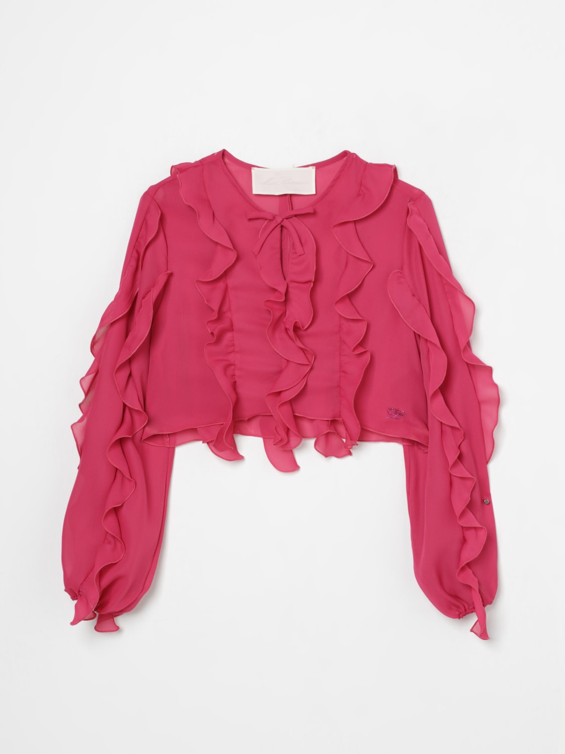 MISS BLUMARINE SHIRT: Shirt kids Miss Blumarine, Geranium - Img 1