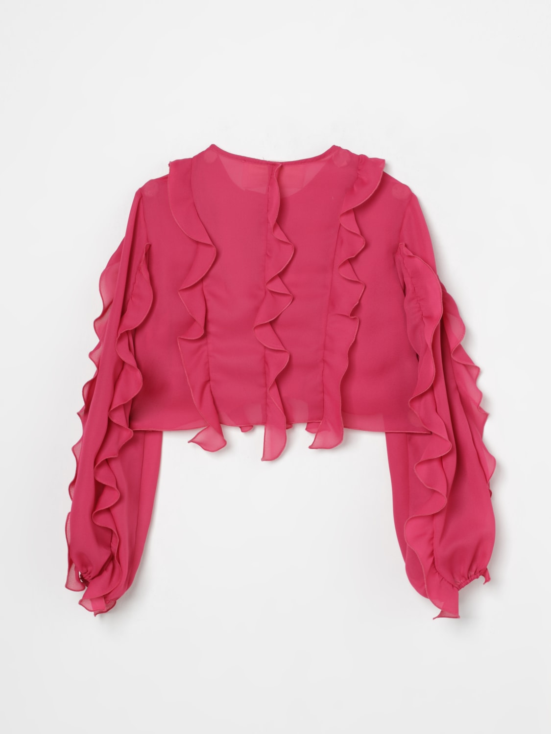 MISS BLUMARINE SHIRT: Shirt kids Miss Blumarine, Geranium - Img 2