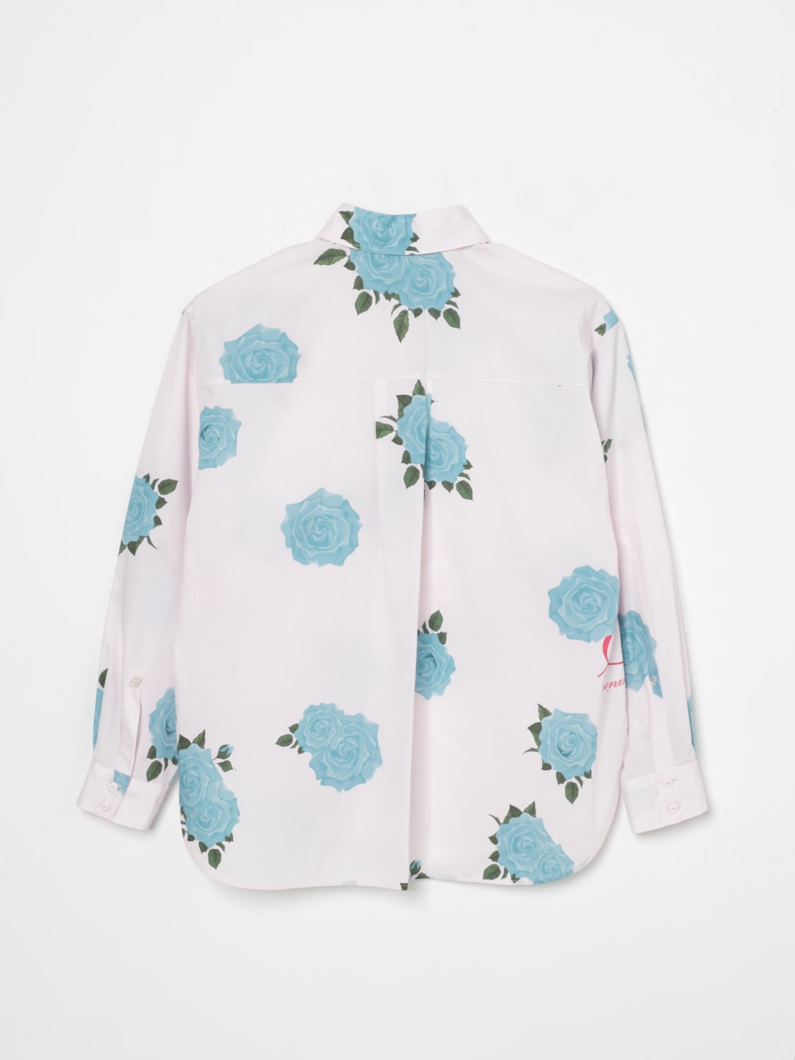 MISS BLUMARINE SHIRT: Shirt kids Miss Blumarine, Teal - Img 2