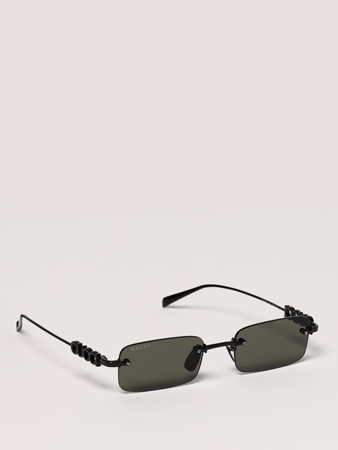 GUCCI SUNGLASSES: Sunglasses frames men Gucci, Black - Img 1