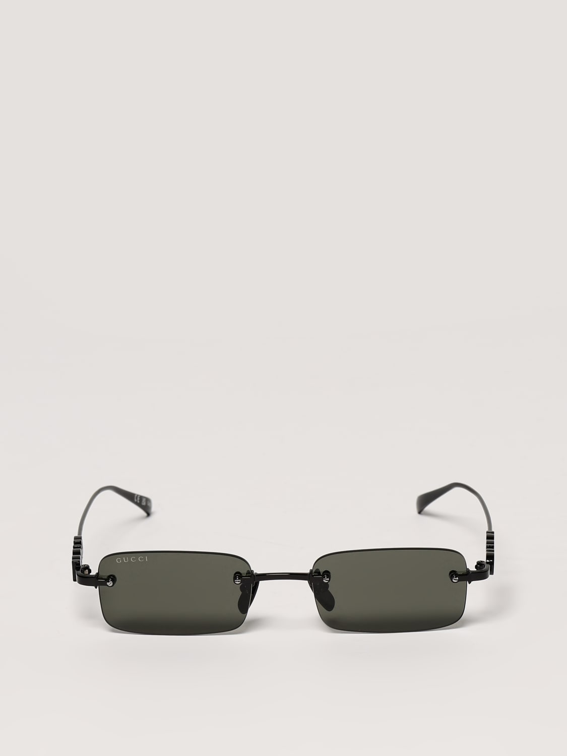 GUCCI SUNGLASSES: Sunglasses frames men Gucci, Black - Img 3
