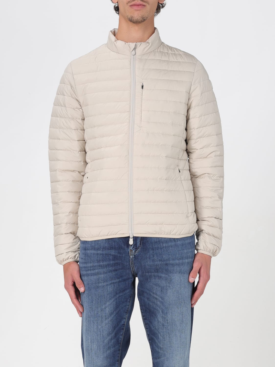 SAVE THE DUCK JACKET: Save The Duck quilted nylon down jacket, Beige - Img 1