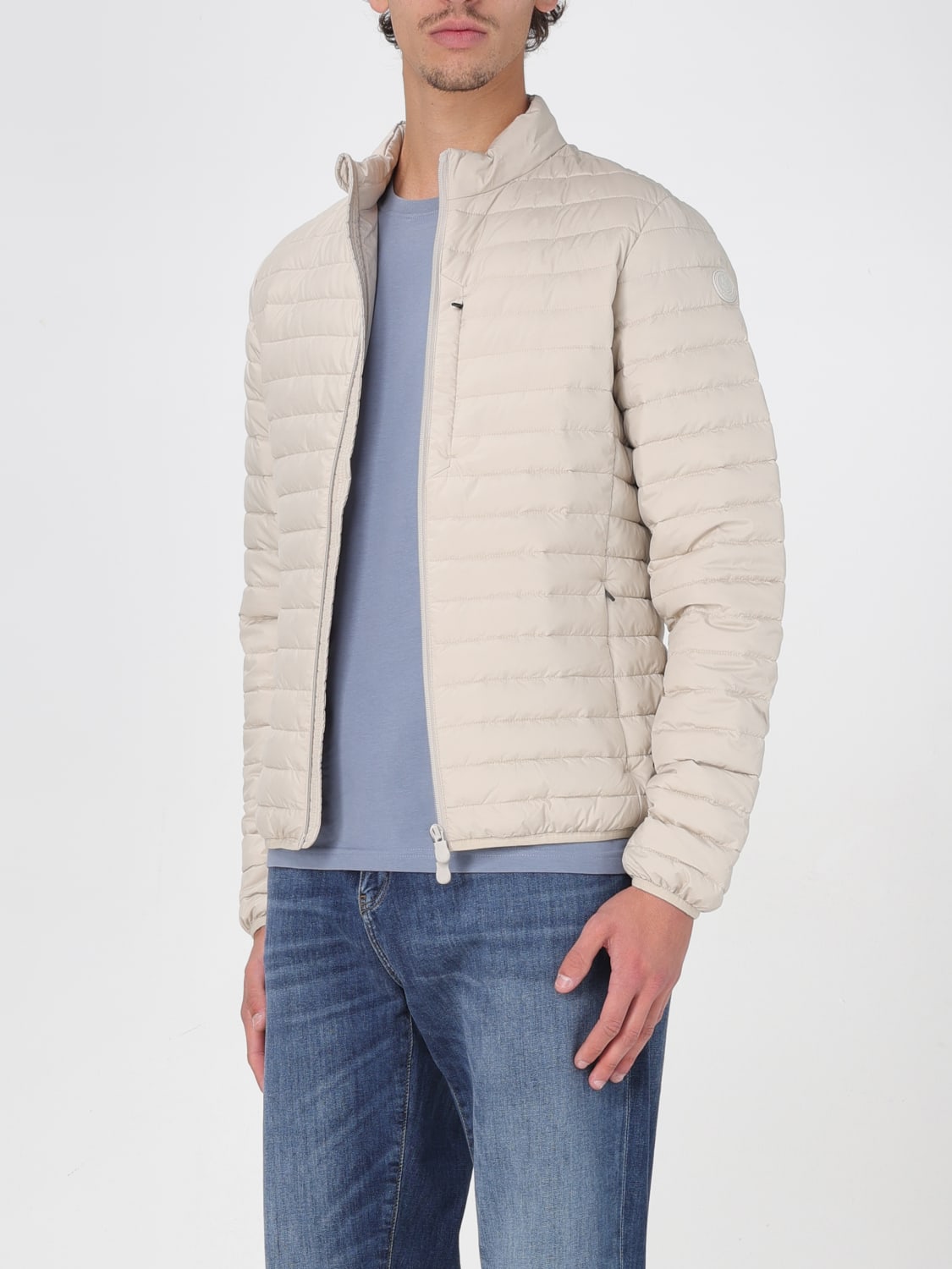 SAVE THE DUCK JACKET: Save The Duck quilted nylon down jacket, Beige - Img 3
