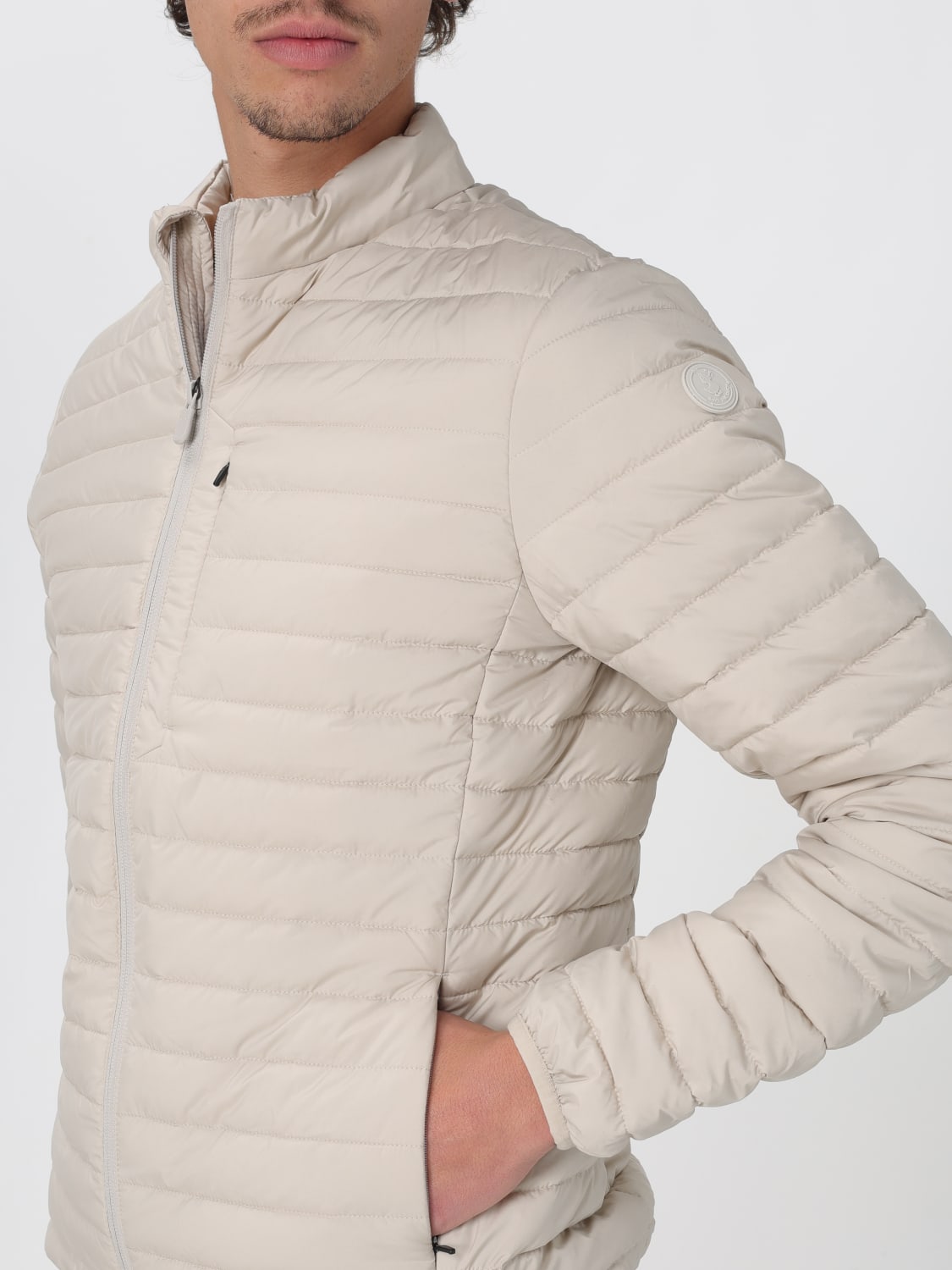 SAVE THE DUCK JACKET: Save The Duck quilted nylon down jacket, Beige - Img 4