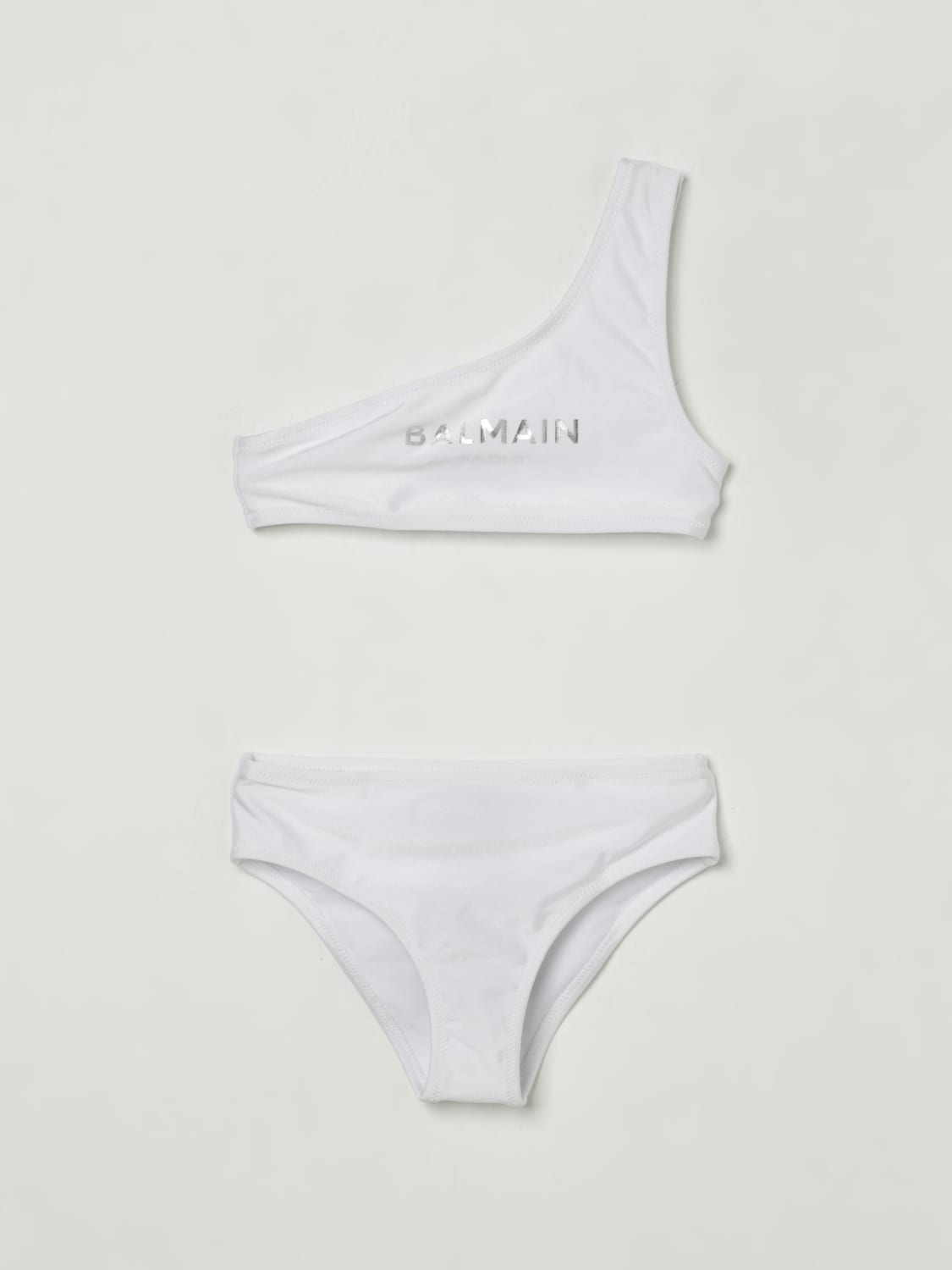 BALMAIN MAILLOT DE BAIN: Maillot de bain enfant Balmain, Blanc - Img 1