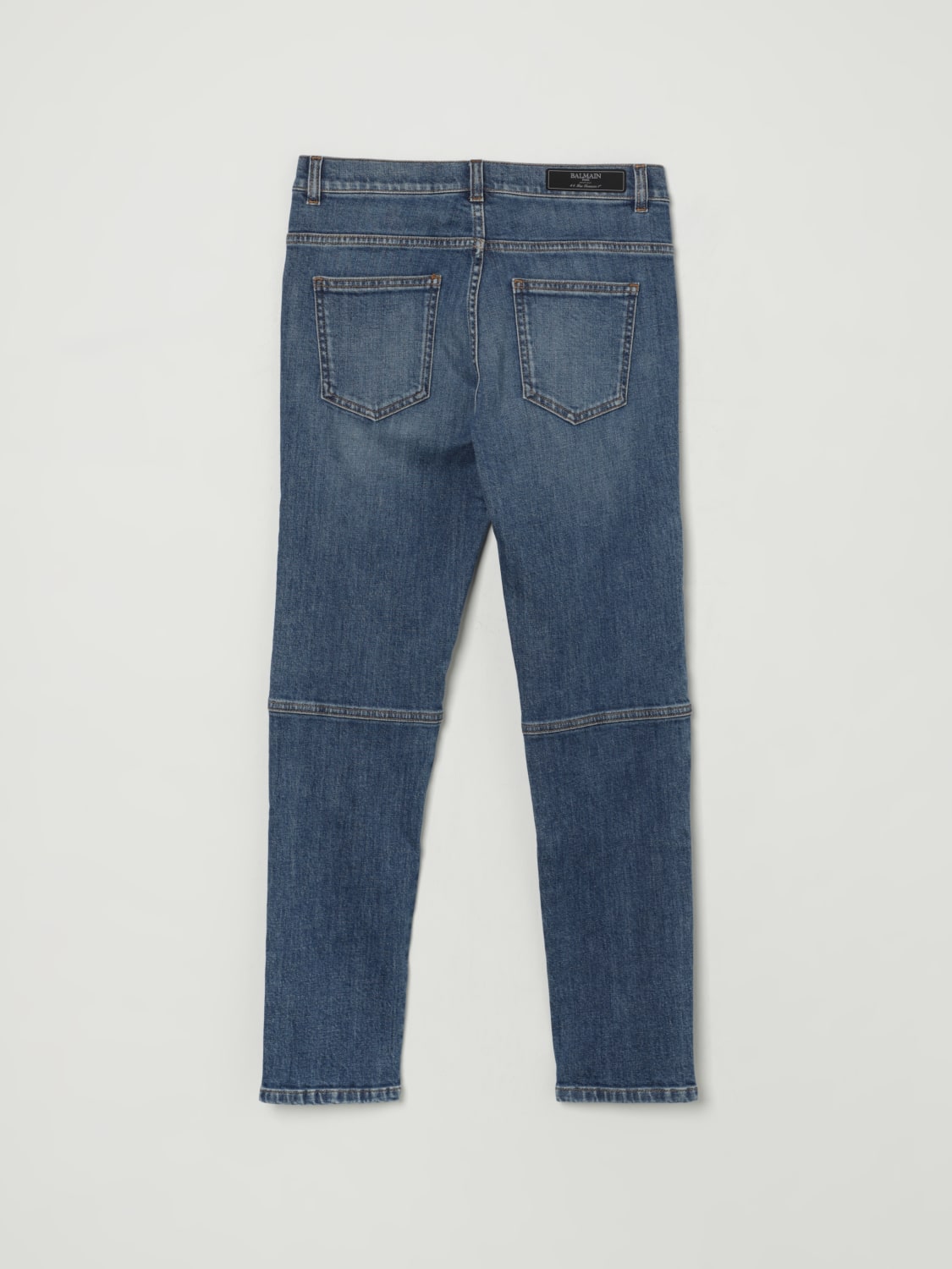 BALMAIN JEANS: Vaquero niños Balmain, Azul Oscuro - Img 2