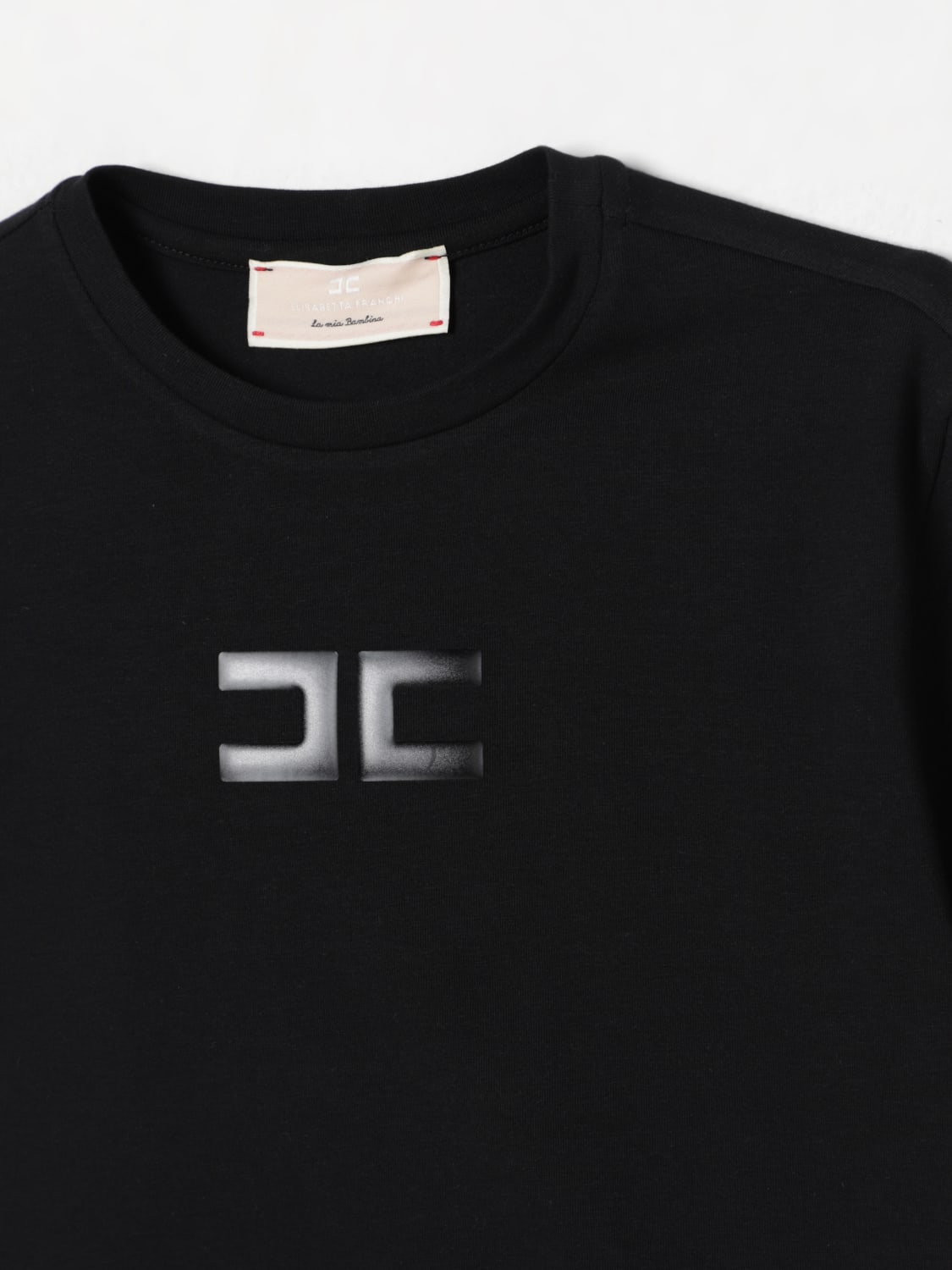 ELISABETTA FRANCHI LA MIA BAMBINA T-SHIRT: T-shirt kids Elisabetta Franchi La Mia Bambina, Black - Img 3