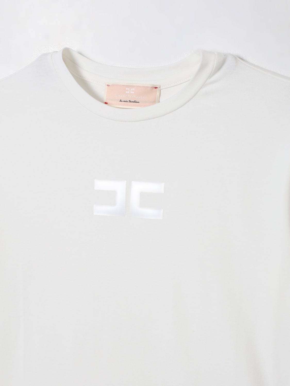 ELISABETTA FRANCHI LA MIA BAMBINA T-SHIRT: T-shirt kinder Elisabetta Franchi La Mia Bambina, Yellow Cream - Img 3