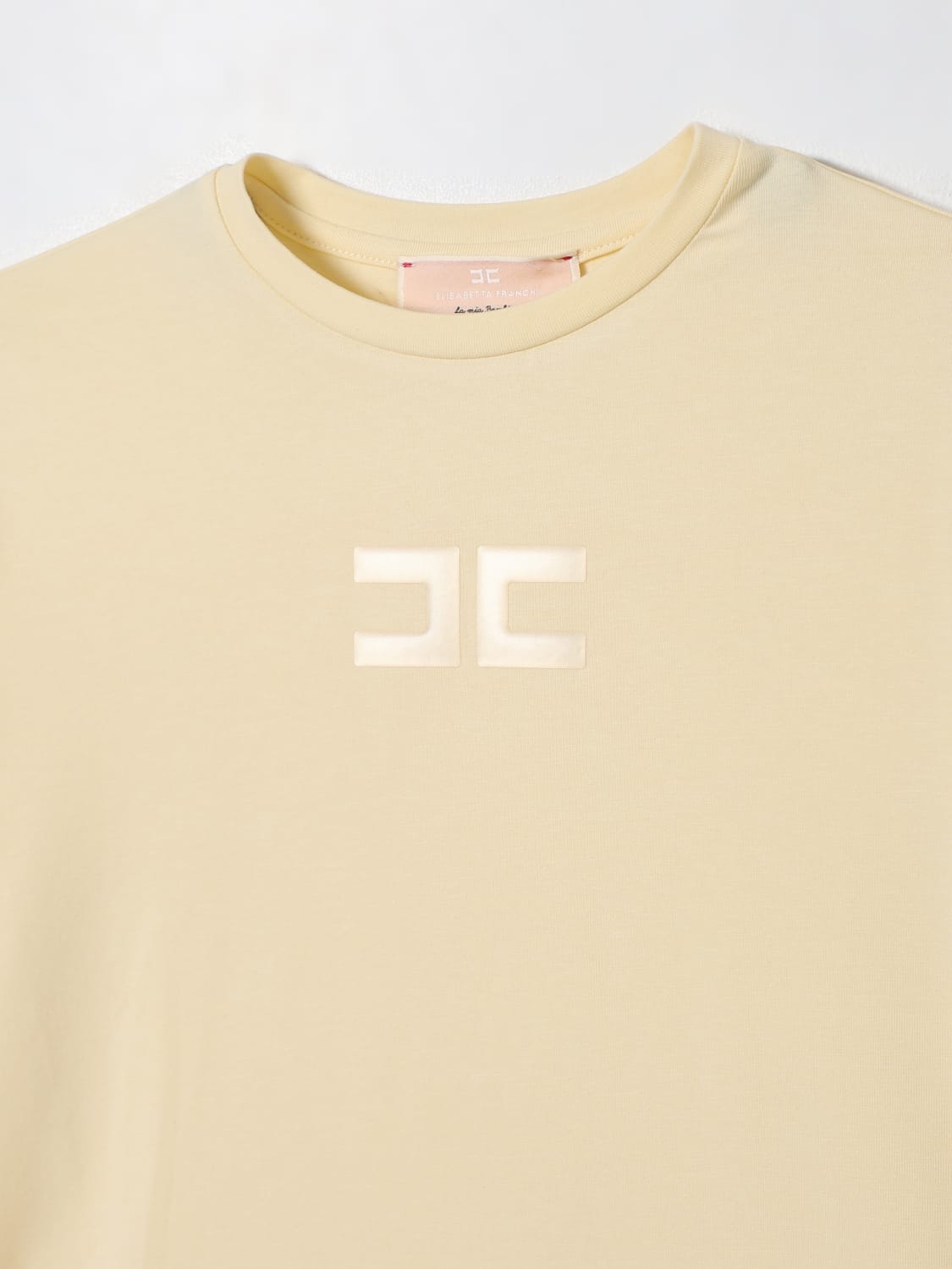 ELISABETTA FRANCHI LA MIA BAMBINA T-SHIRT: T-shirt kids Elisabetta Franchi La Mia Bambina, Lemon - Img 3