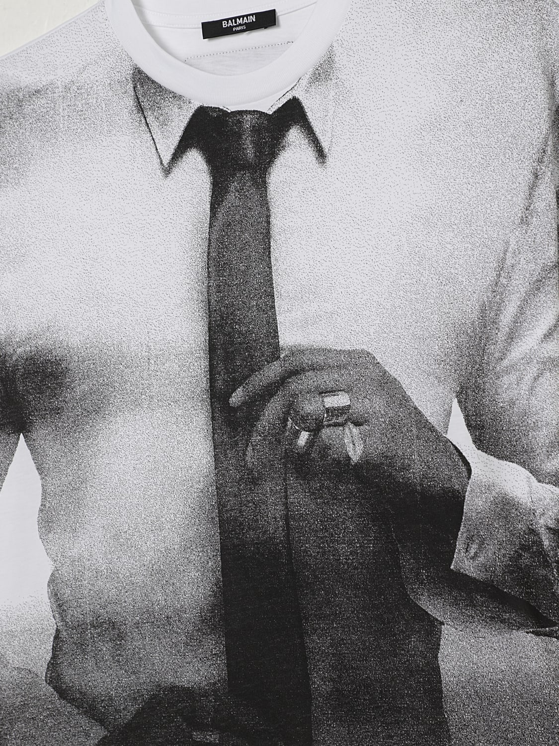 BALMAIN T-SHIRT: T-shirt kids Balmain, White - Img 3