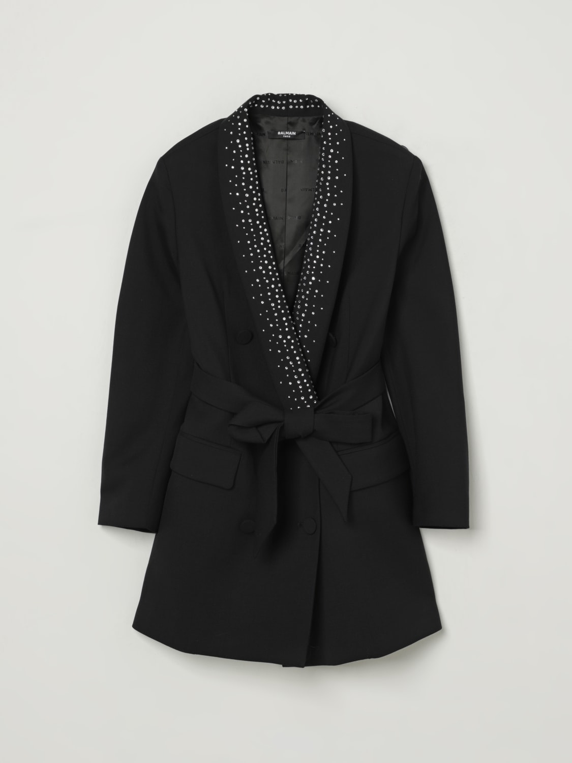 BALMAIN KLEID: Kleid kinder Balmain, Schwarz - Img 1