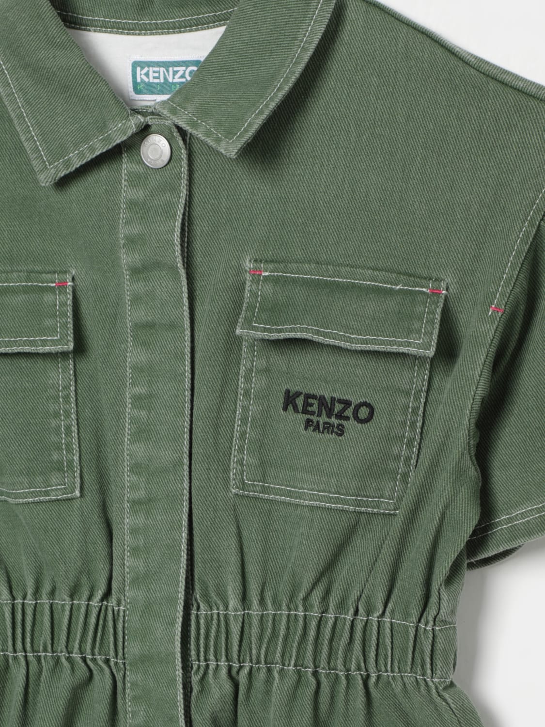 ワンピース KENZO Woman Dress Green FD52RO7294SN MU Amazon.com: Pockety Women's Dress One Shoulder Ruched