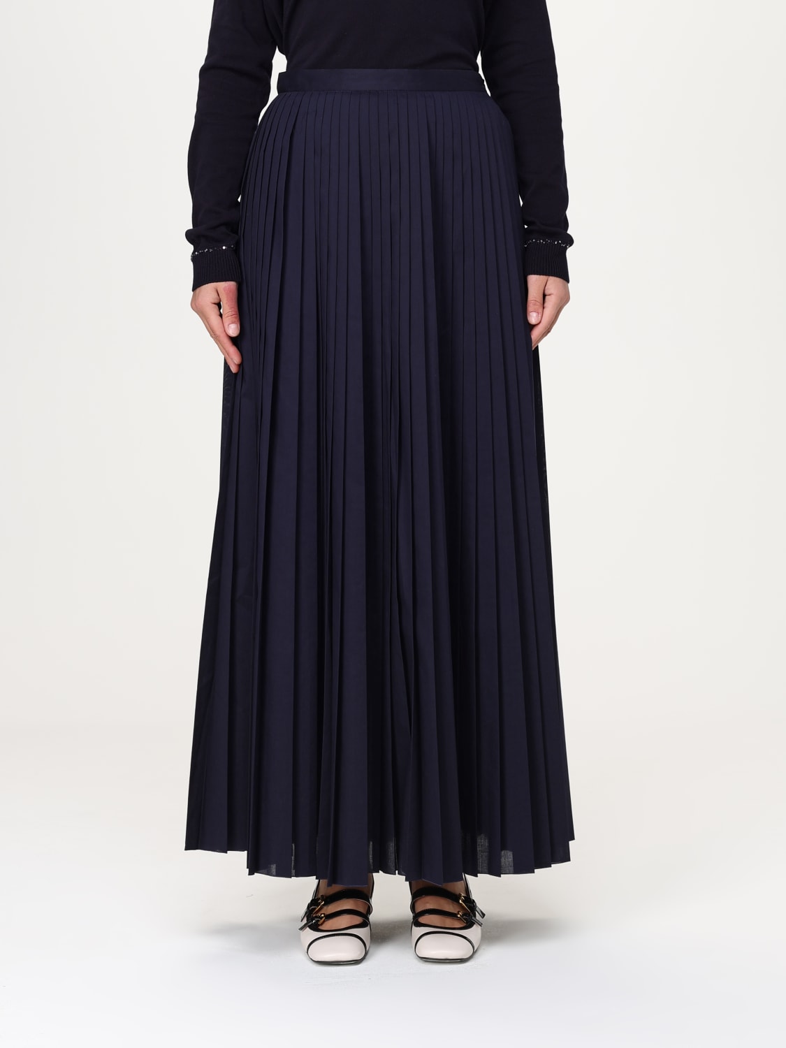 スカート FABIANA FILIPPI Fabiana Filippi Skirts Black Fabiana Filippi graphic-print Midi Skirt | Black | FARFETCH
