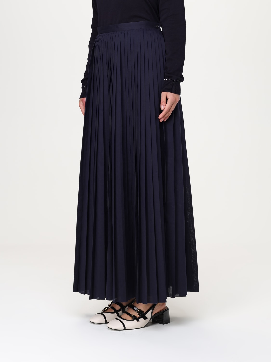 【関送込】FABIANA FILIPPI◆SILK SKIRT FABIANA FILIPPI: Skirt woman - Navy | Fabiana Filippi skirt