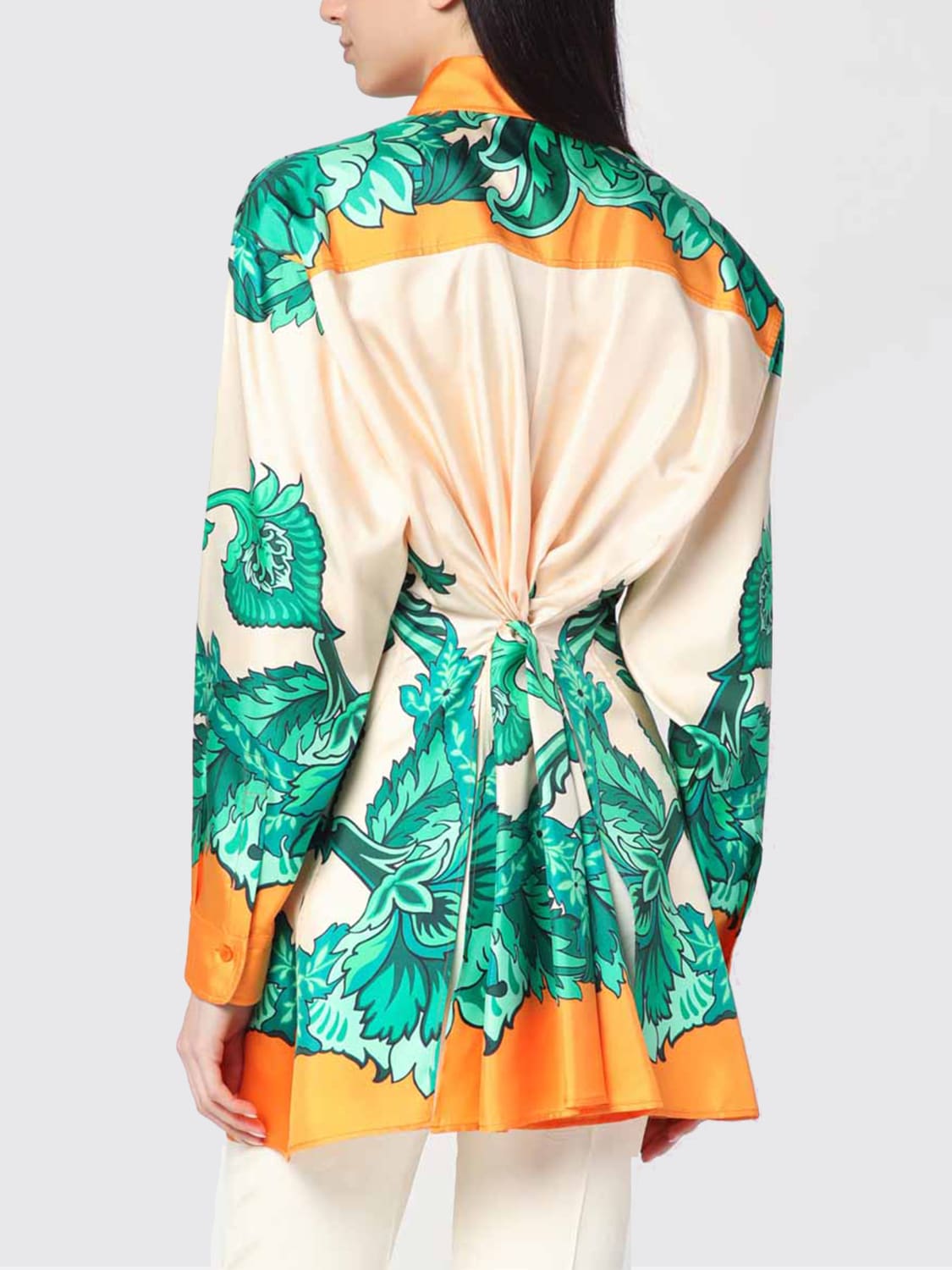 ETRO HEMDBLUSE: Hemdbluse damen Etro, Orange - Img 3