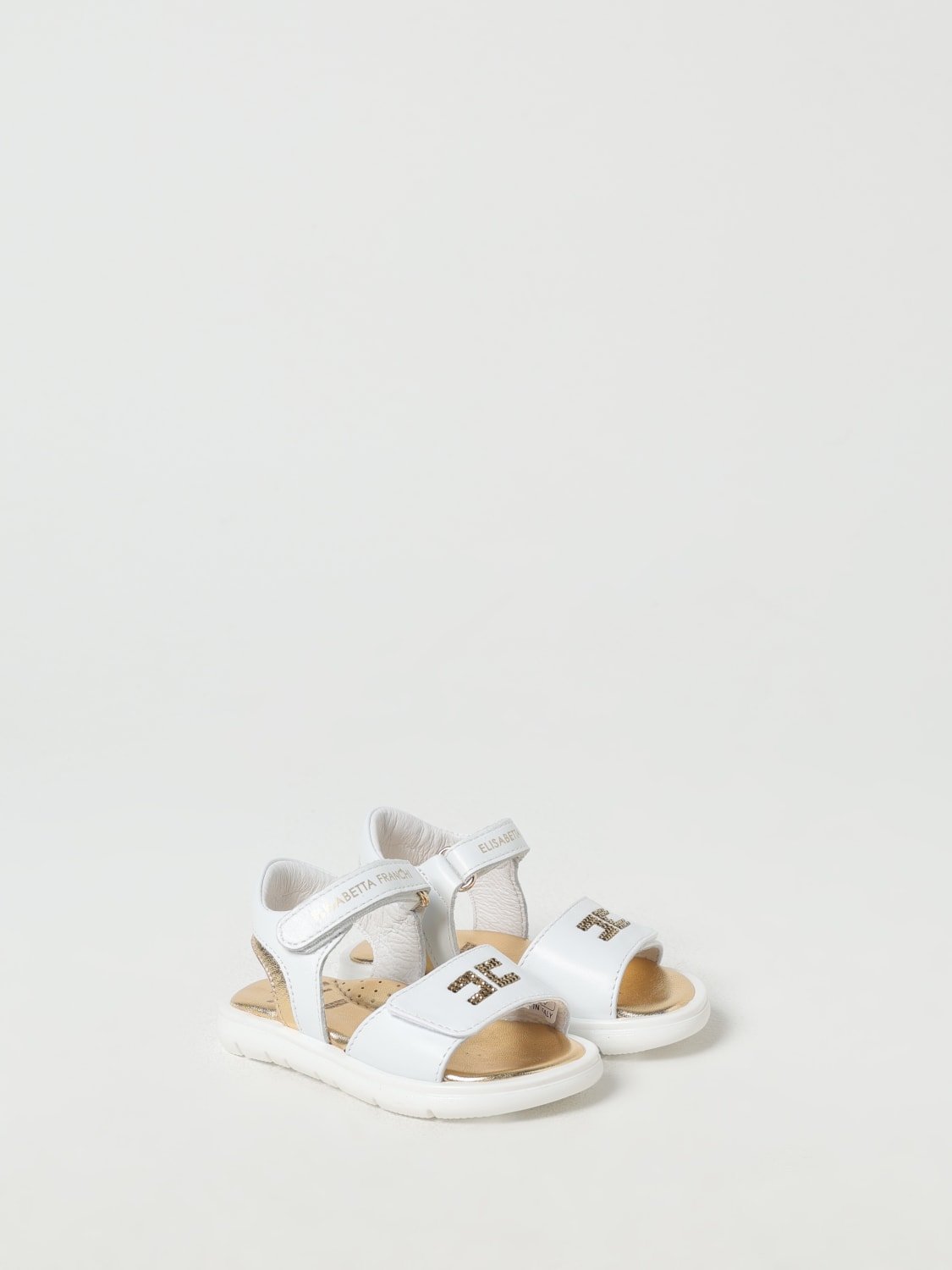 ELISABETTA FRANCHI LA MIA BAMBINA SHOES: Shoes kids Elisabetta Franchi La Mia Bambina, White 1 - Img 2