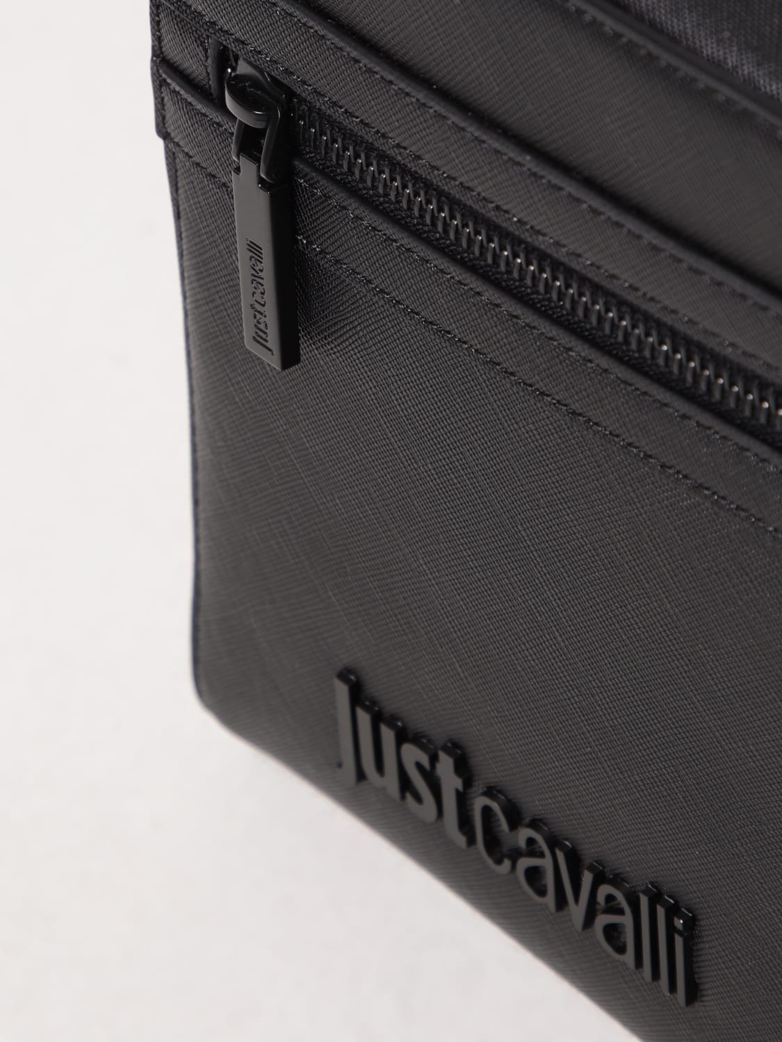 JUST CAVALLI: Bags men - Black | Just Cavalli shoulder bag