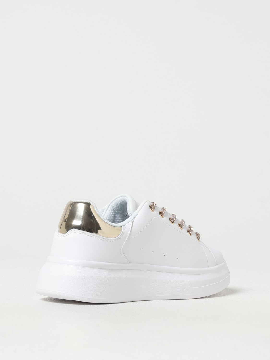 JUST CAVALLI SNEAKERS: Sneakers Just Cavalli in pelle , Bianco - Img 3