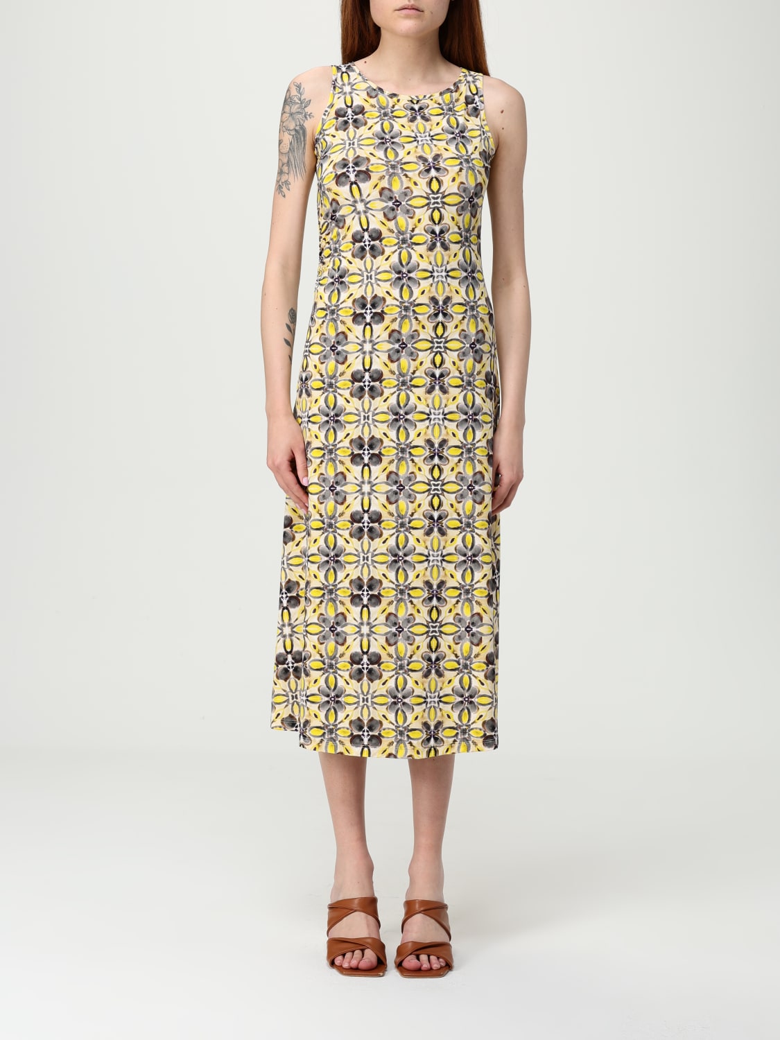ワンピース MALIPARMI Woman Dress Grey 1 JF663370653 A2167 MALIPARMI: Dress woman - Grey 1 | Maliparmi dress