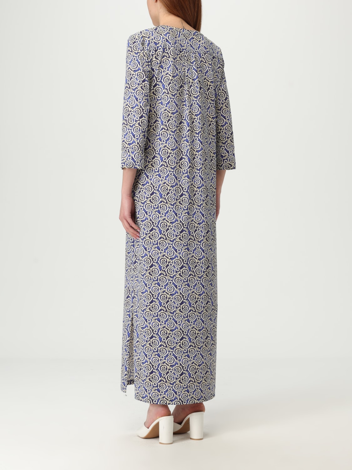 ワンピース MALIPARMI Woman Dress Grey JF666950638 12007 Maliparmi women's dress in printed jersey jf660370628 Blue