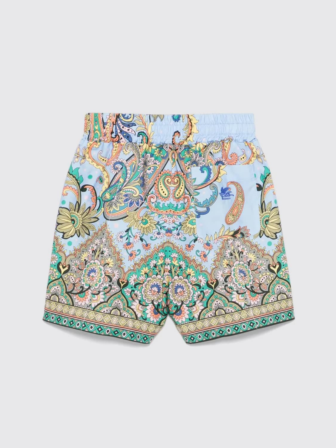 ETRO PANTACOURT: Pantacourt enfant Etro, Bleu Azur - Img 2