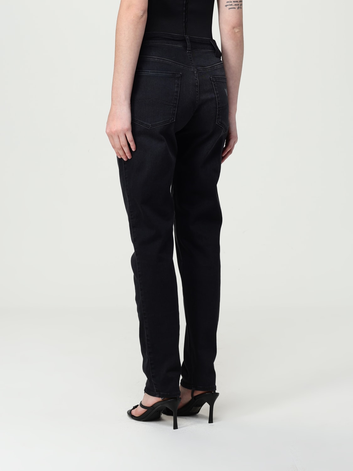 デニム・ジーパン EMPORIO ARMANI Woman Jeans Black EW001499AF12677 MC002 EMPORIO ARMANI: Jeans woman - Black | Emporio Armani jeans