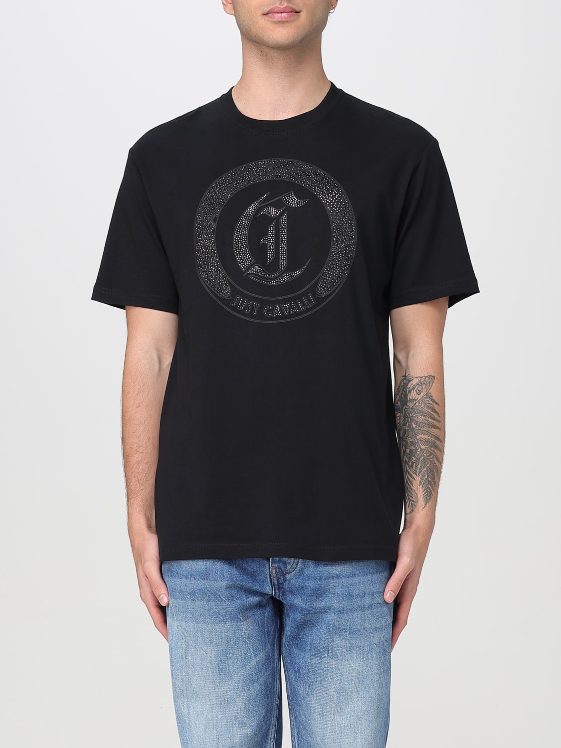 JUST CAVALLI T-SHIRT: T-shirt men Just Cavalli, Black - Img 1