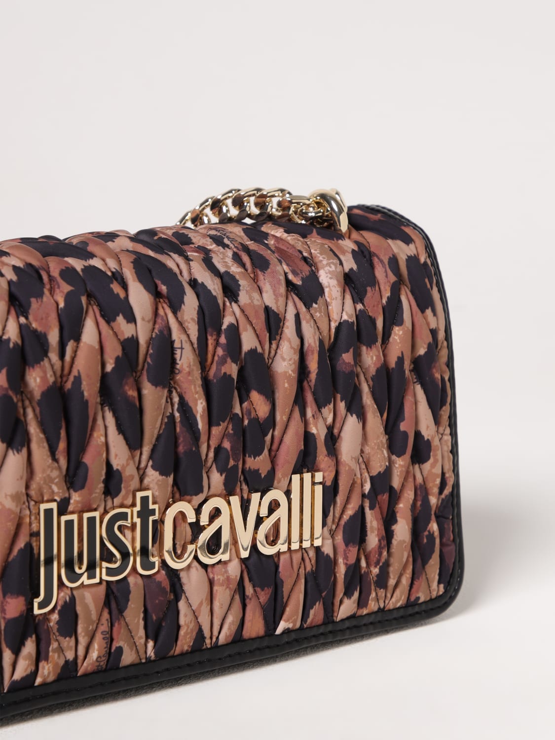 JUST CAVALLI SAC À MAIN: Sac porté main femme Just Cavalli, Marron - Img 3