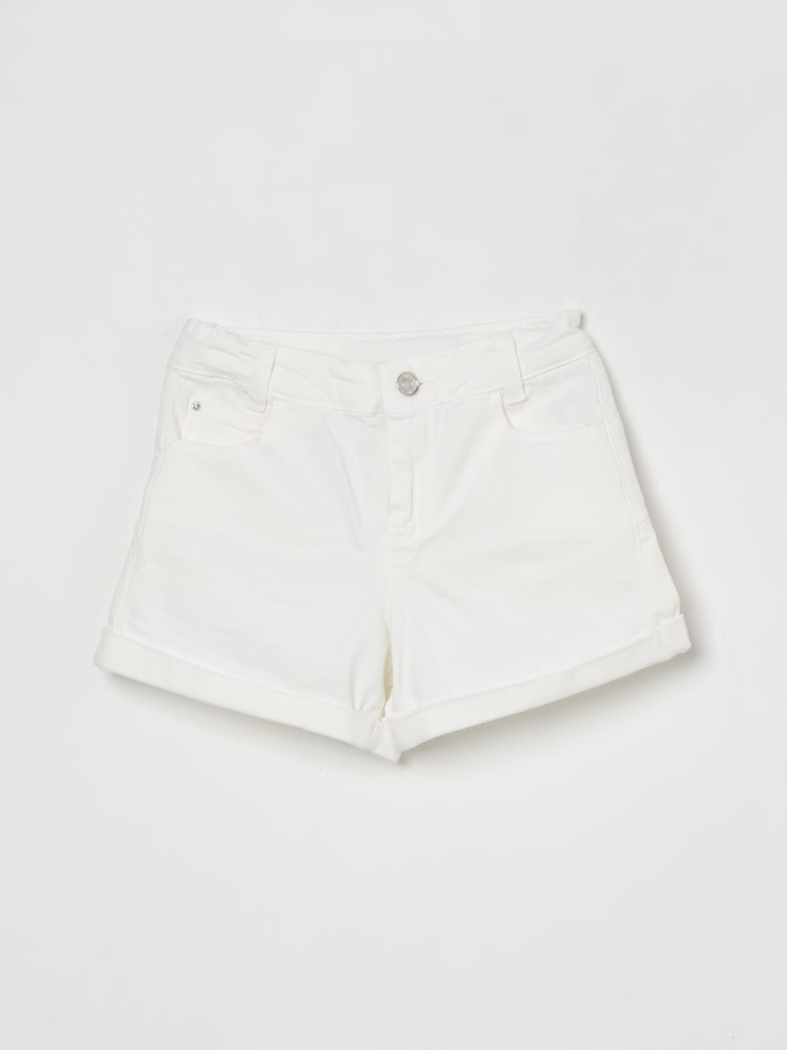 LIU JO SHORTS: Short kids Liu Jo, White - Img 1