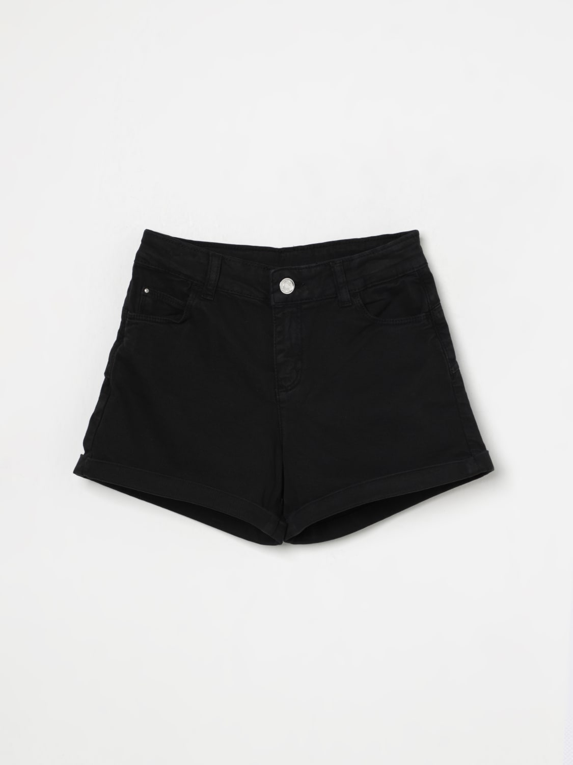 LIU JO SHORTS: Short kids Liu Jo, Black - Img 1